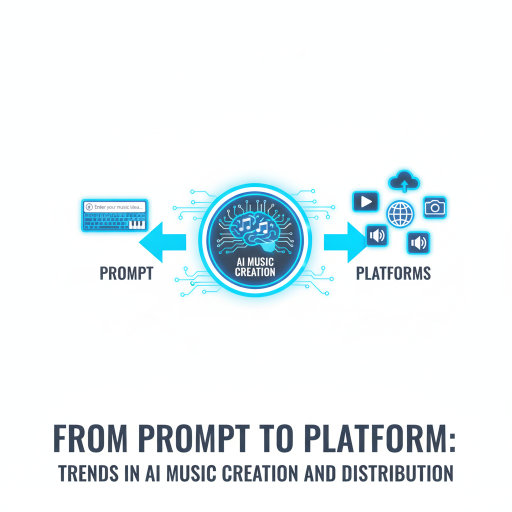 From Prompt to Platform: Trends in AI Music Creation and Distribution