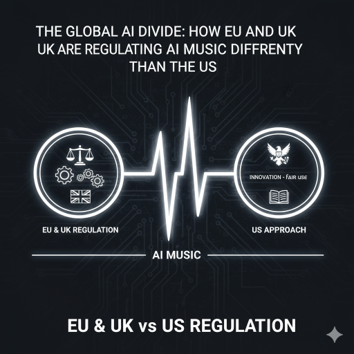 The Global AI Divide: How the EU and UK Are Regulating AI Music Differently Than the US