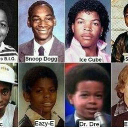 when rappers were young